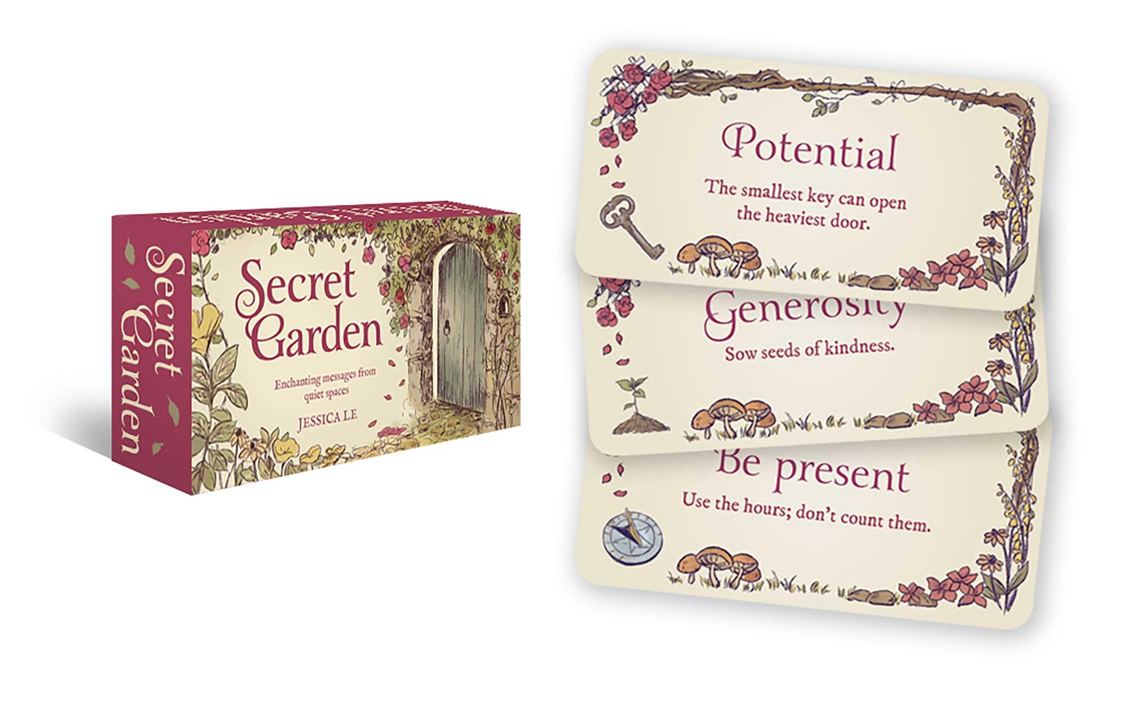 Secret Garden: Enchanting Messages from Quiet Spaces (Rockpool Mini Cards) Media & Communication