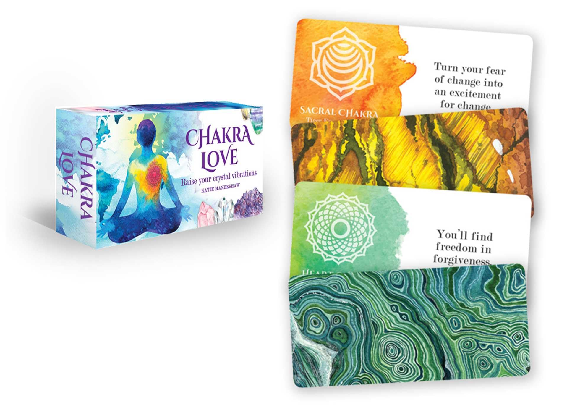 Chakra Love: Raise Your Crystal Vibrations (Rockpool Mini Cards) book
