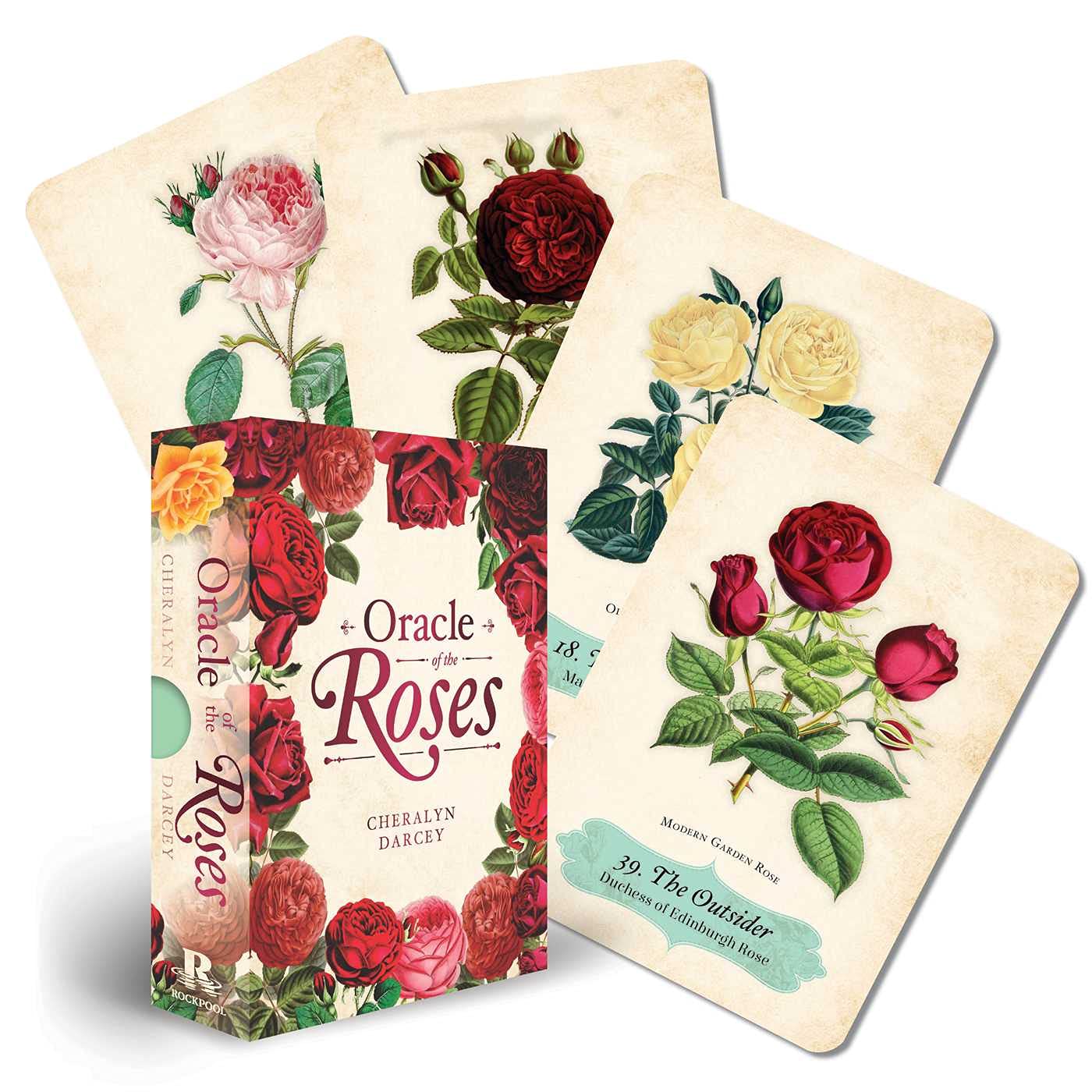 Oracle of The Roses: 44 Gilded-Edge Full-Color Cards and 144-Page Book Garden & Plants