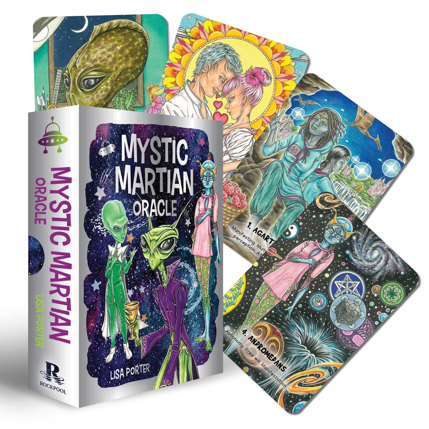 Mystic Martian Oracle: 40 Full-Color Cards and 128-Page Book Religion & Esotericism