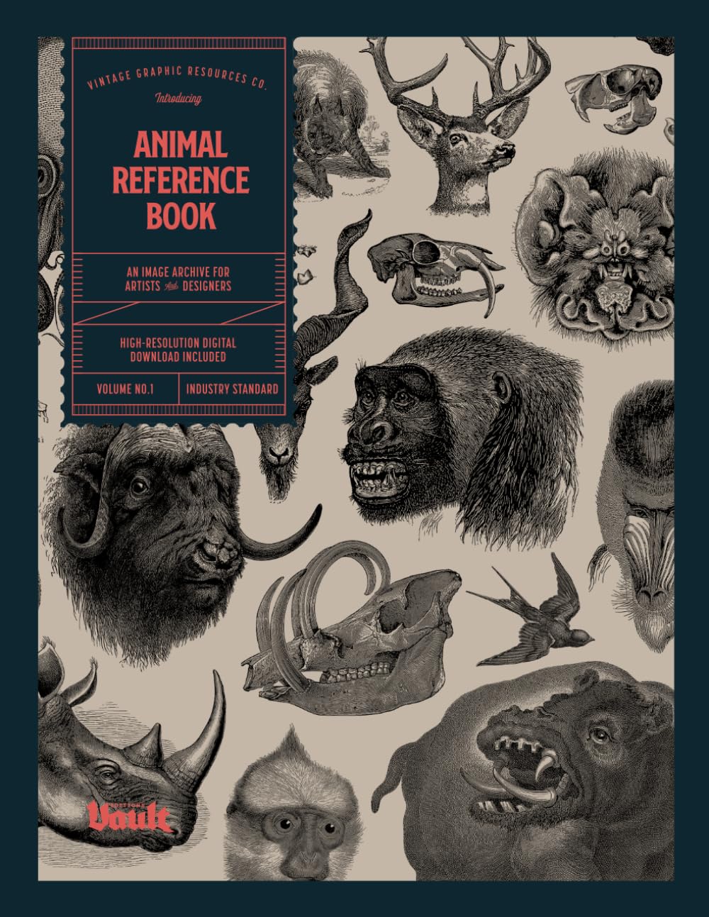 Animal Reference Book for Tattoo Artists, Illustrators and Designers: An Image Archive of 627 Downloadable Animal Images (Image Archive Series by Vault Editions) Computer Science