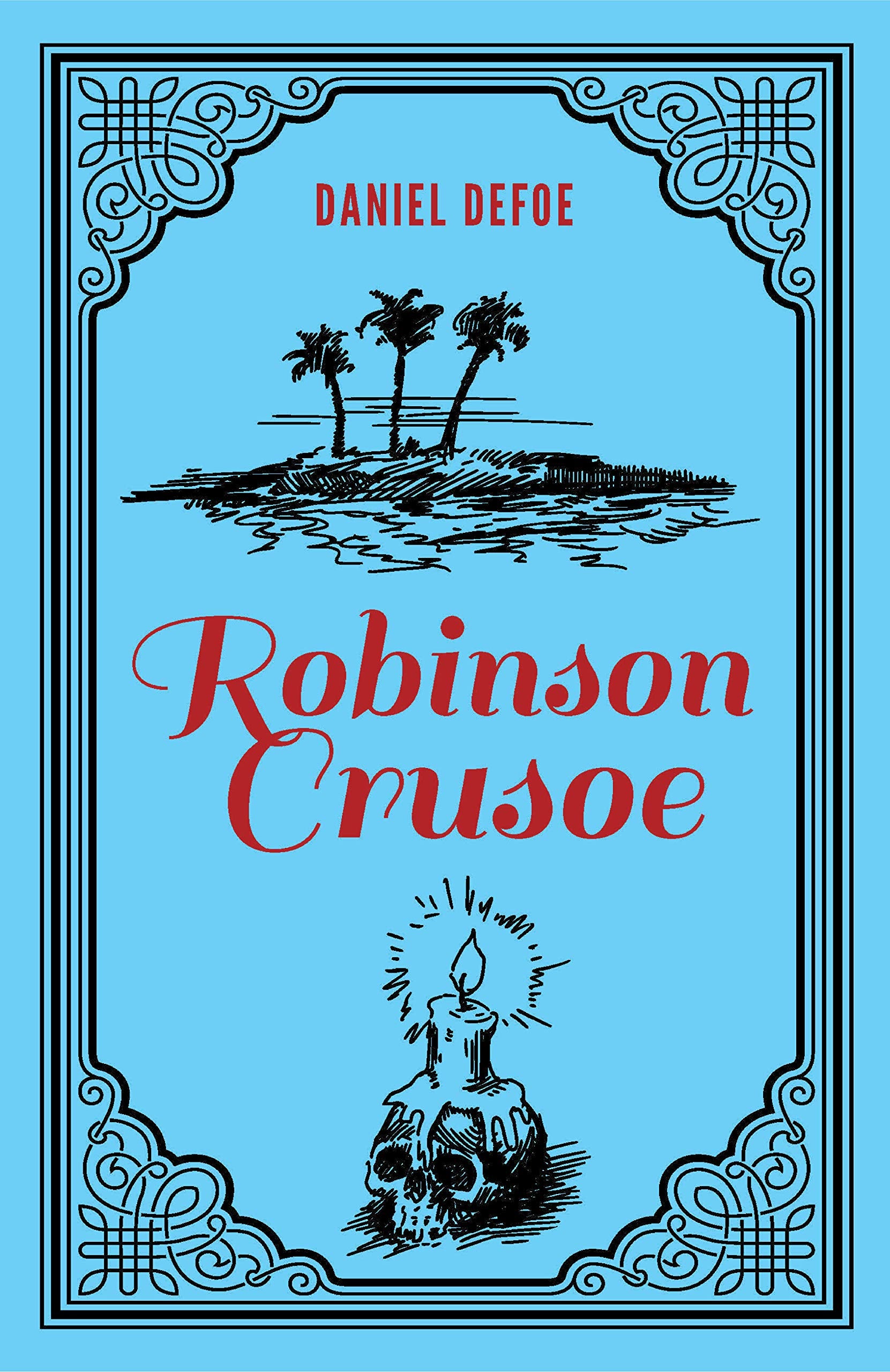 Robinson Crusoe Daniel Defoe Classic Novel, (Deserted Island Shipwreck Tale, Required Literature), Ribbon Page Marker, Perfect for Gifting Drama