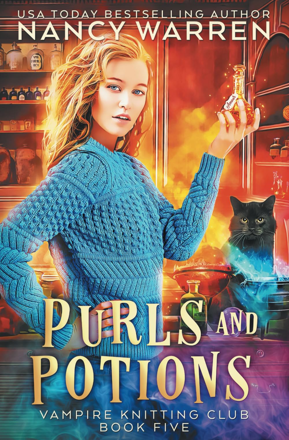 Purls and Potions: A paranormal cozy mystery book