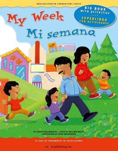 My Week / Mi Semana: English- Spanish Big Book Tiptoi & Games