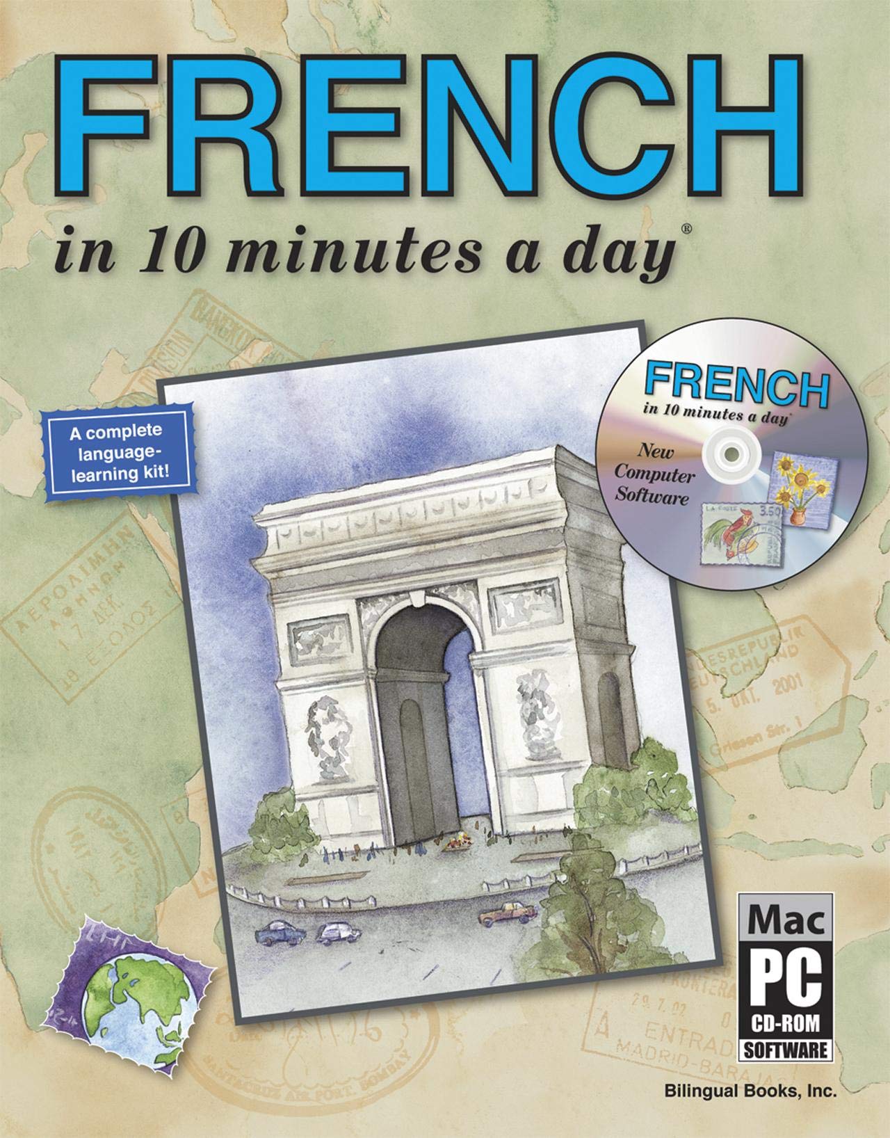 French in 10 Minutes a Day With CD-Rom: French Book + CD-ROM (10 Minutes a Day Series) Foreign Languages ​​& Dictionaries