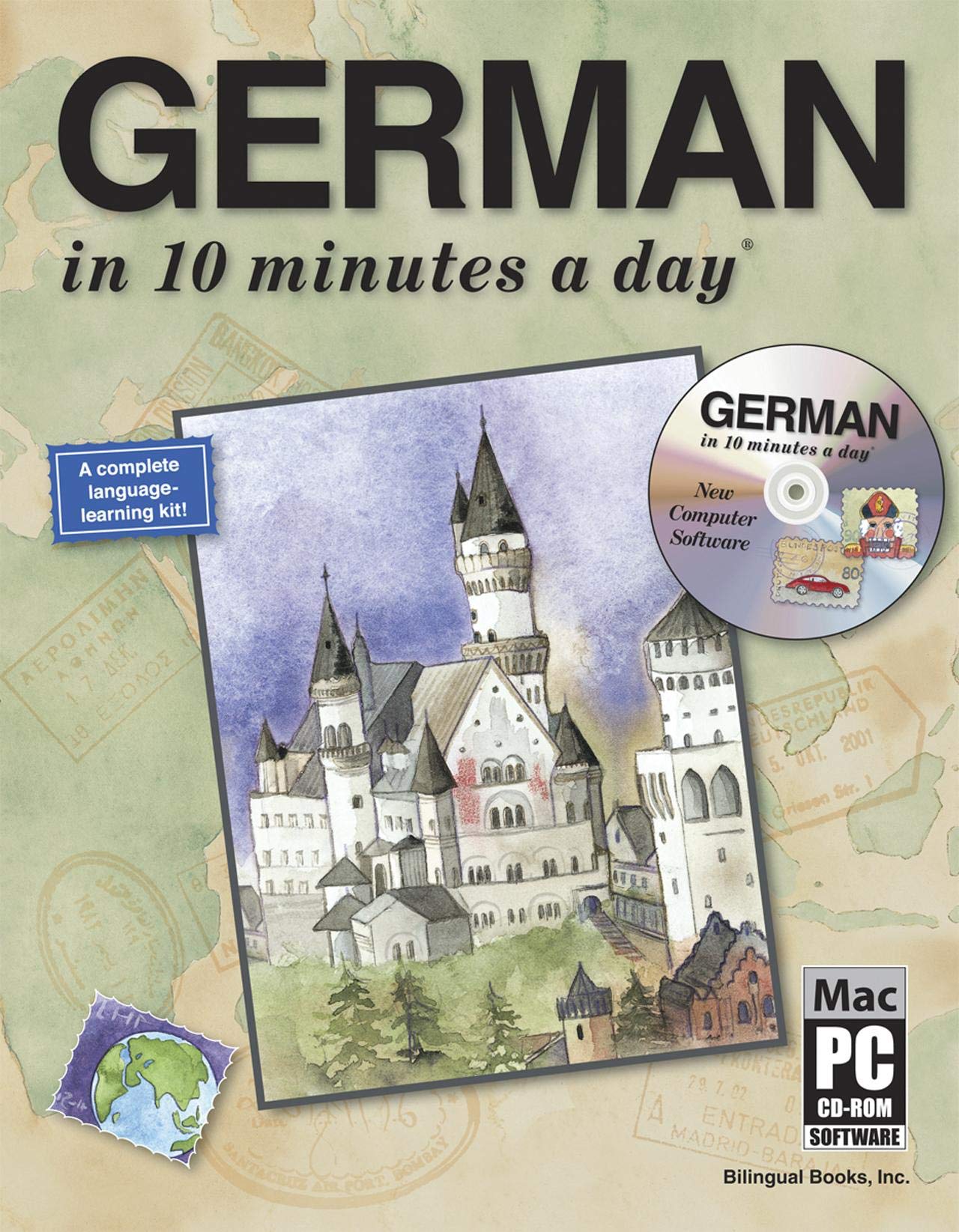 German in 10 Minutes a Day with CD-ROM (10 Minutes a Day Series) Foreign Languages ​​& Dictionaries