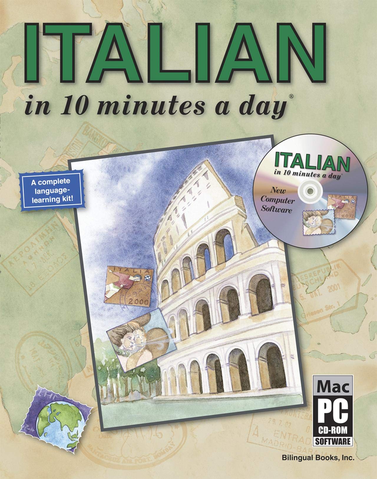 ITALIAN in 10 minutes a day with CD-ROM (10 Minutes a Day Series) Foreign Languages ​​& Dictionaries