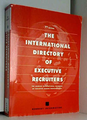 Kennedy's International Directory of Executive Recruiters Books