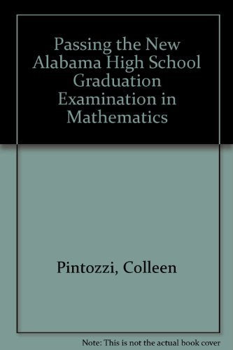 Passing the New Alabama High School Graduation Examination in Mathematics Books