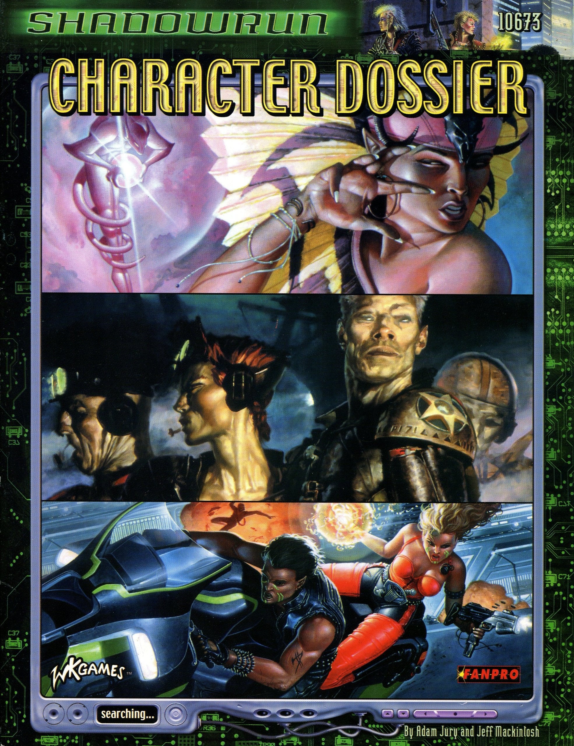 Shadowrun Character Dossier (FPR10673) Books