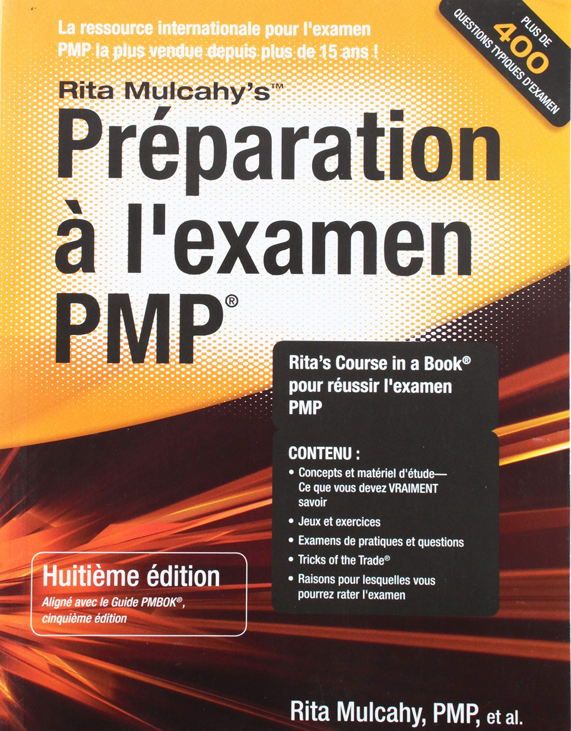 Préparation à l'Examen PMP, Rita Mulcahy 8éme Edition book