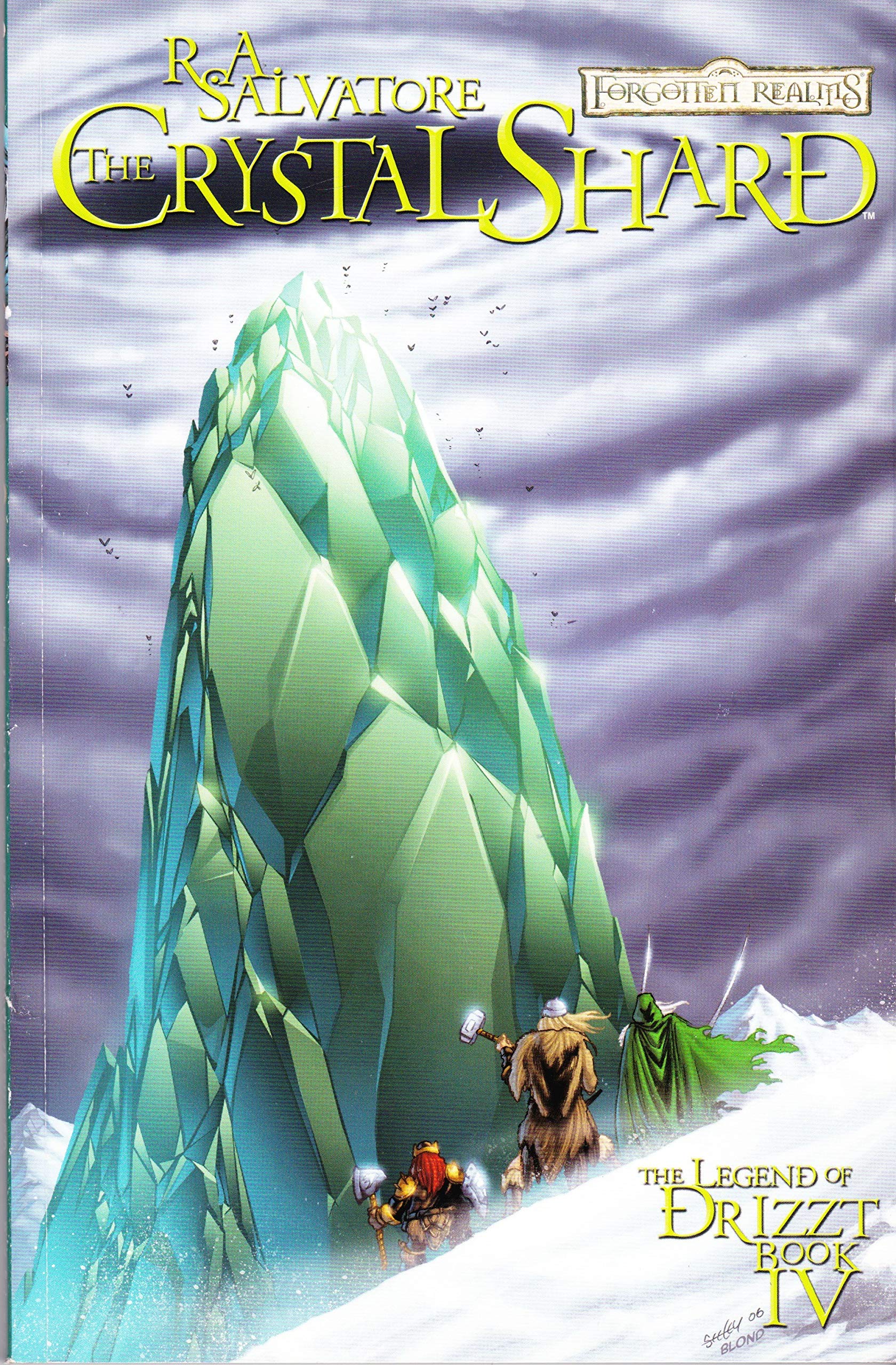 Forgotten Realms Legend of Drizzt Graphic Novels 4: The Crystal Shard Manga