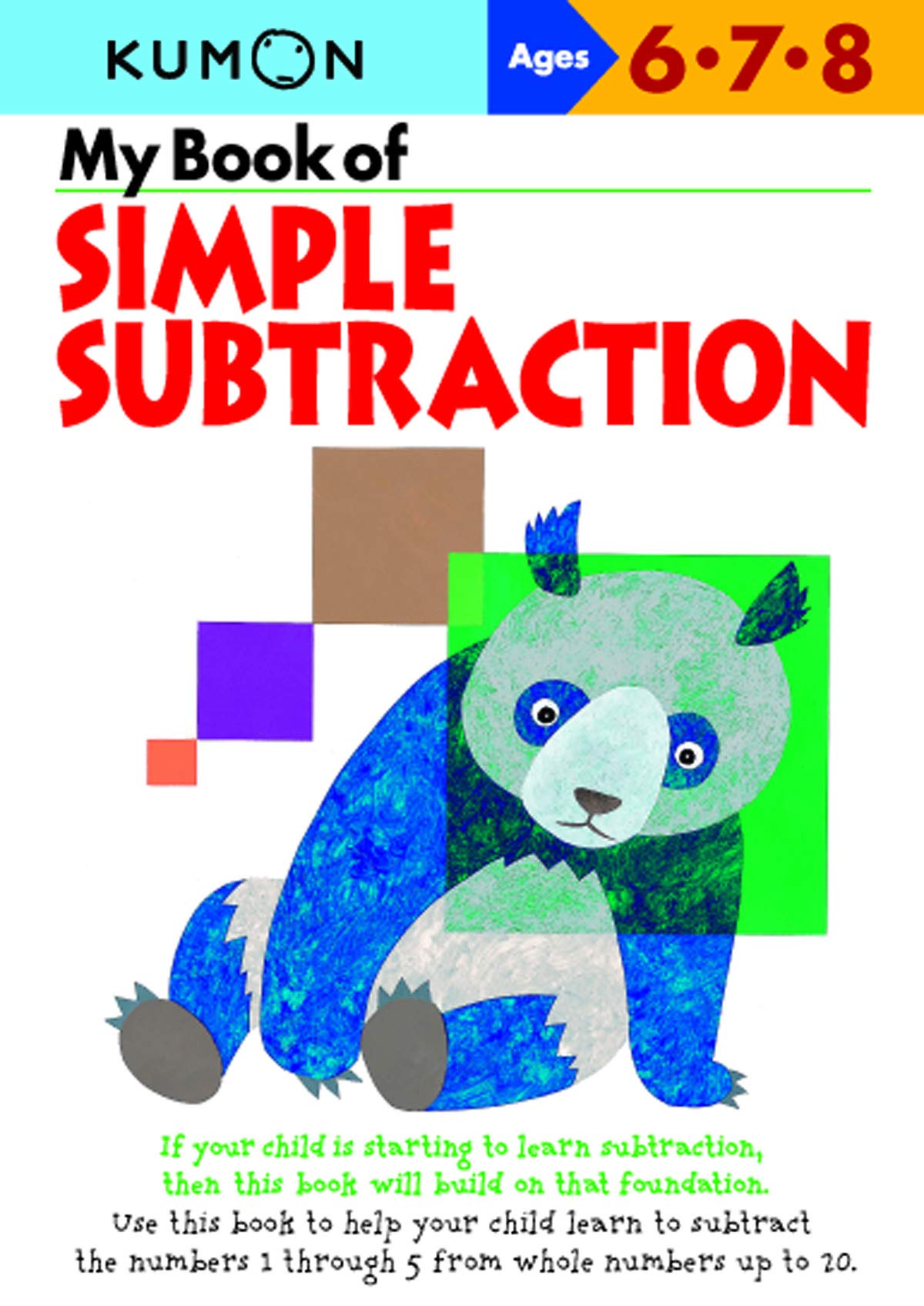 My Book of Simple Subtraction (Kumon Workbooks) Non-fiction