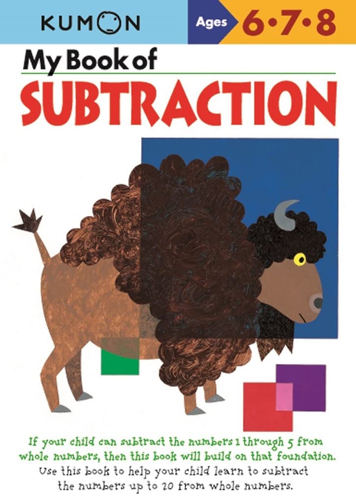 Kumon My Book of Subtraction Non-fiction