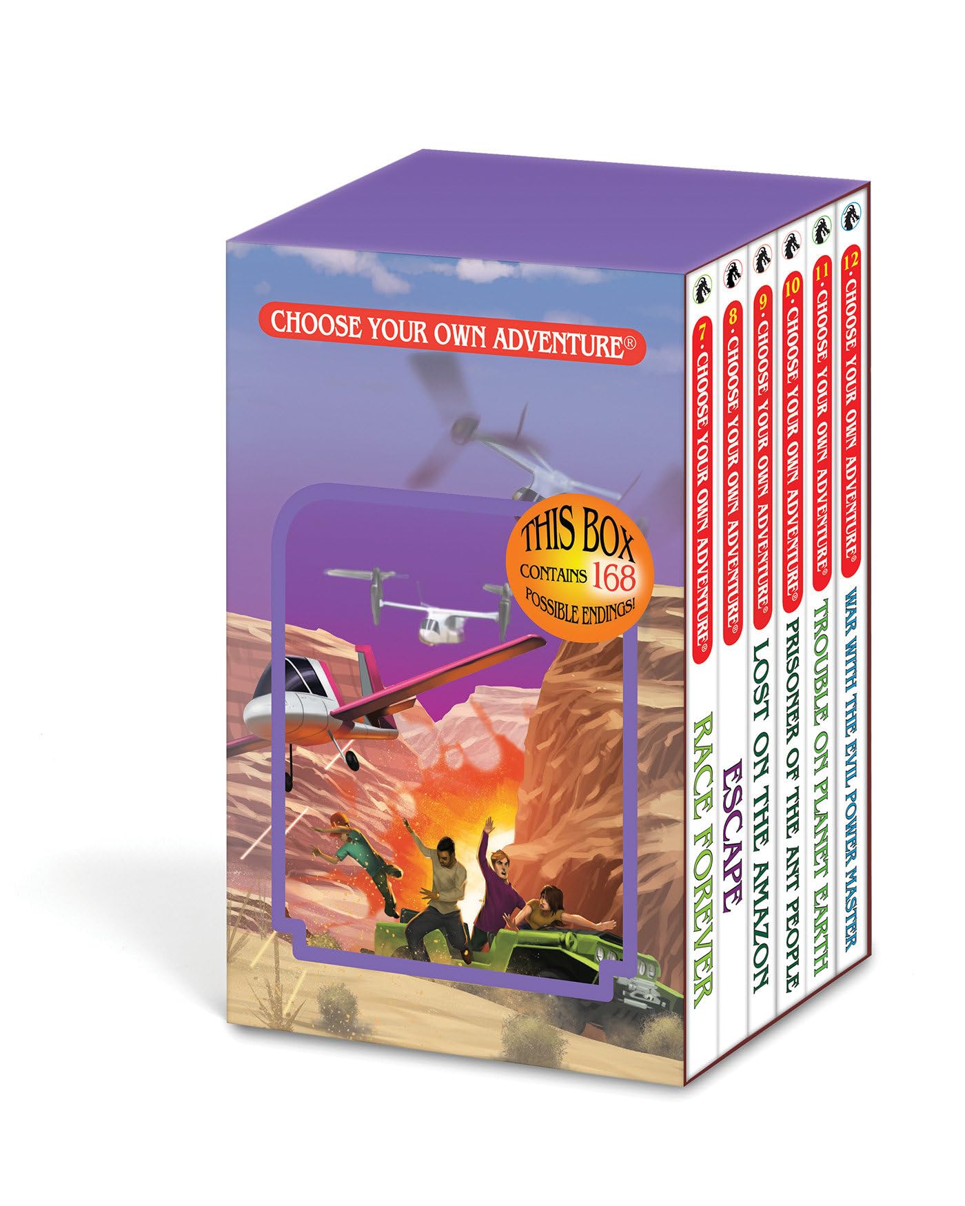 Choose Your Own Adventure 6-Book Boxed Set #2: Race Forever / Escape / Lost on the Amazon / Prisoner of the Ant People / Trouble on Planet Earth / War ... (Choose Your Own Adventure Box Sets, Band 2) Novels & Short Stories