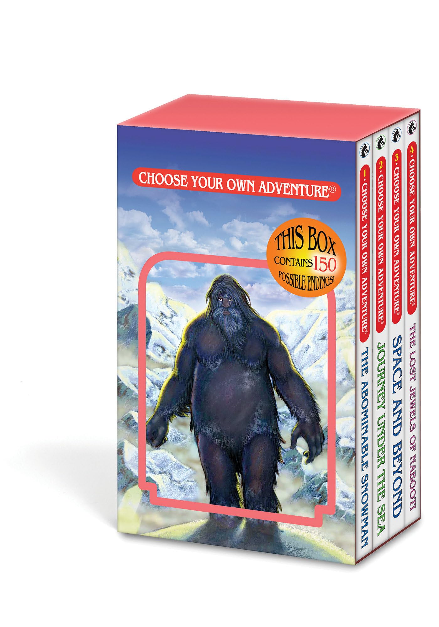 Choose Your Own Adventure 4-Book Boxed Set #1: Origin Four (The Abominable Snowman, Journey Under The Sea, Space And Beyond, The Lost Jewels of Nabooti) (Choose Your Own Adventure Box Sets, Band 3) Novels & Short Stories