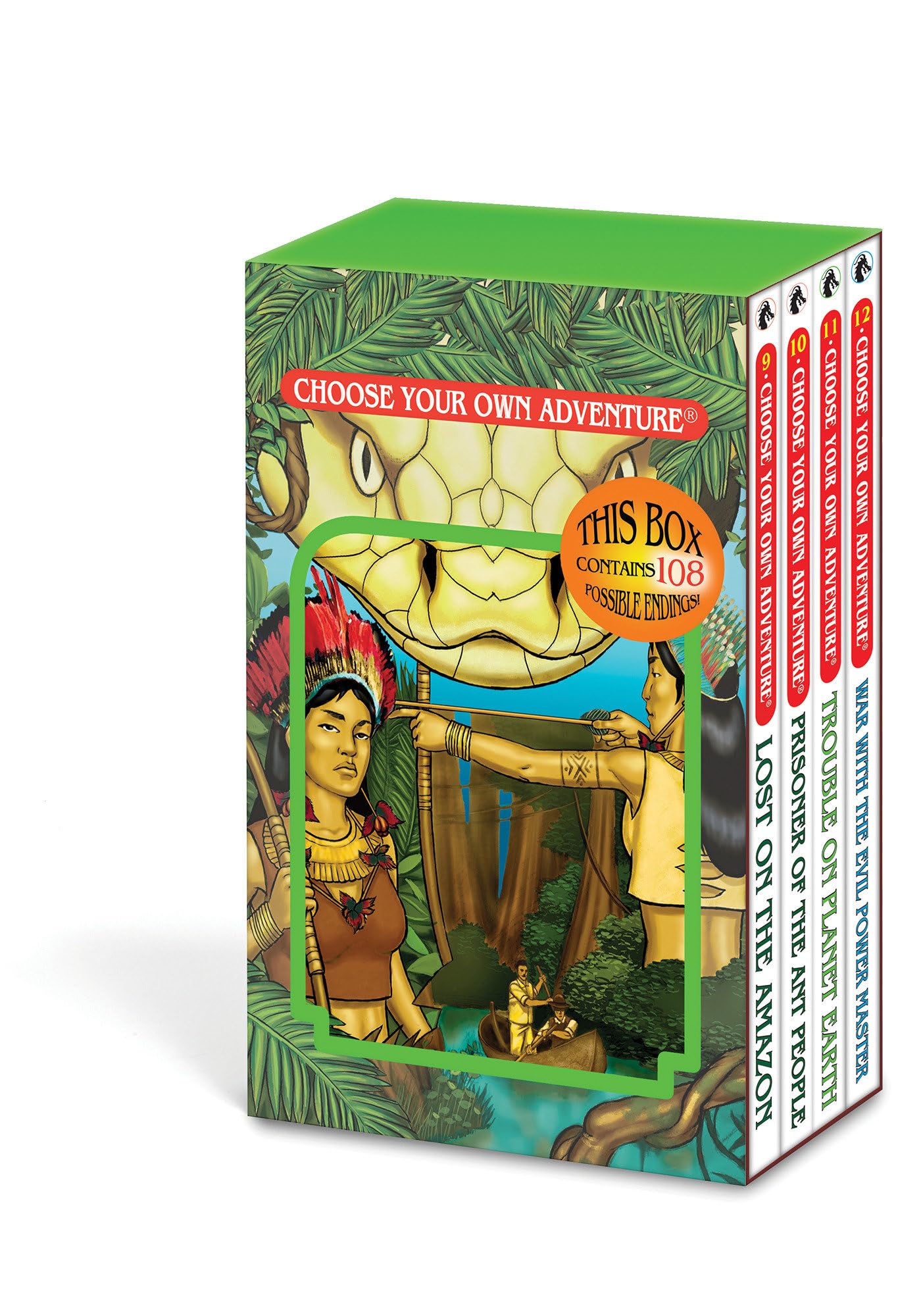 Choose Your Own Adventure: Lost on the Amazon /Prisoner of the Ant People/Trouble on Planet Earth /War With the Evil Power Master book