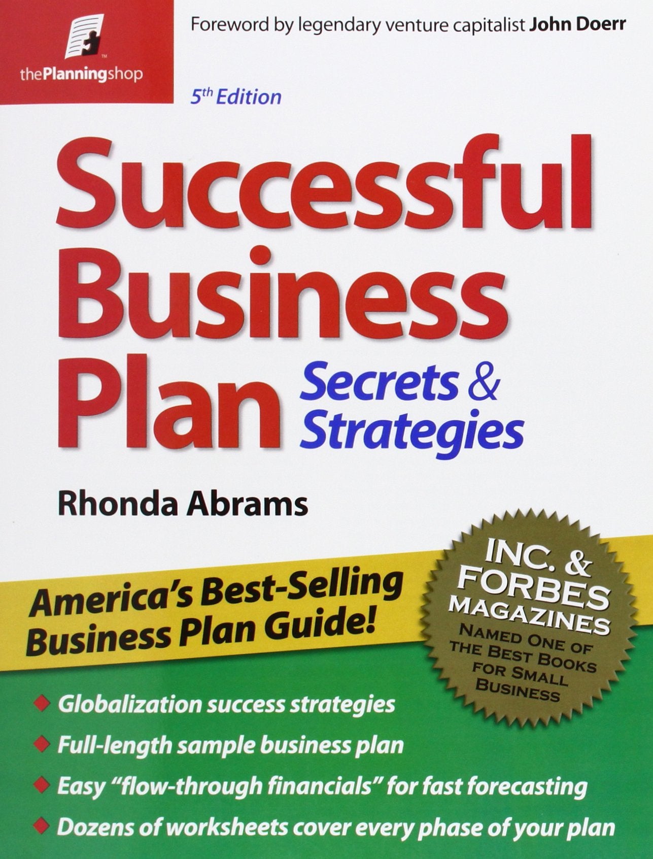 Successful Business Plan: Secrets & Strategies (Successful Business Plan Secrets and Strategies) Business, Finance & Career