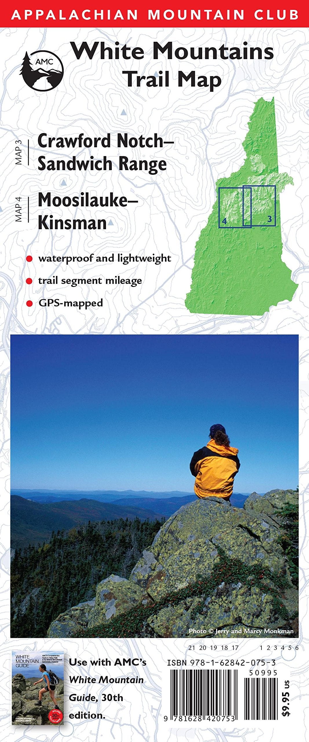 Appalachian Mountain Club White Mountains Trail Map: Crawford Notch-Sandwich Range, Moosilauke-Kinsman Reference Books