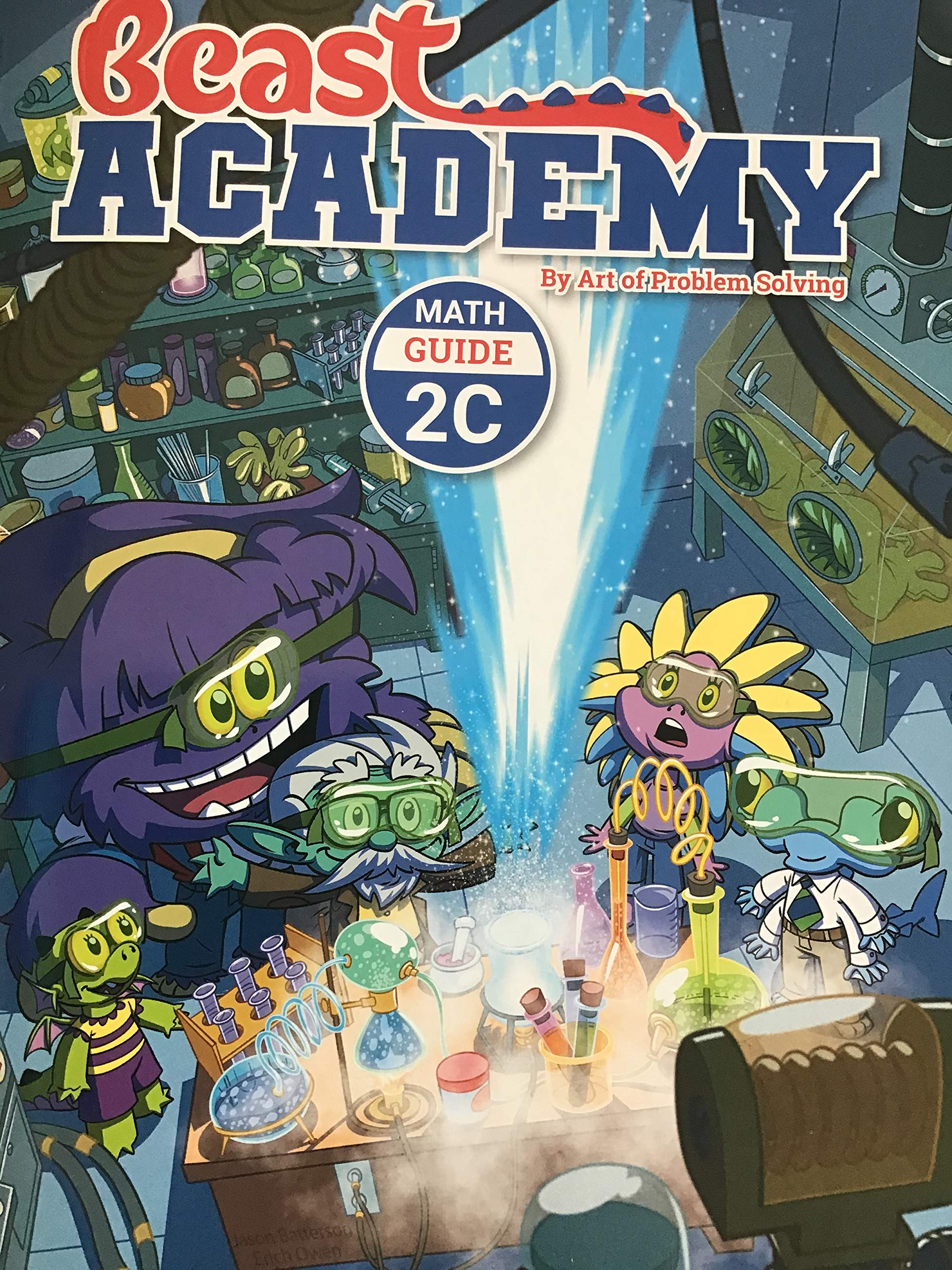 AoPS 2-Book Set : Art of Problem Solving Beast Academy 2C Guide and Practice 2-Book Set Books