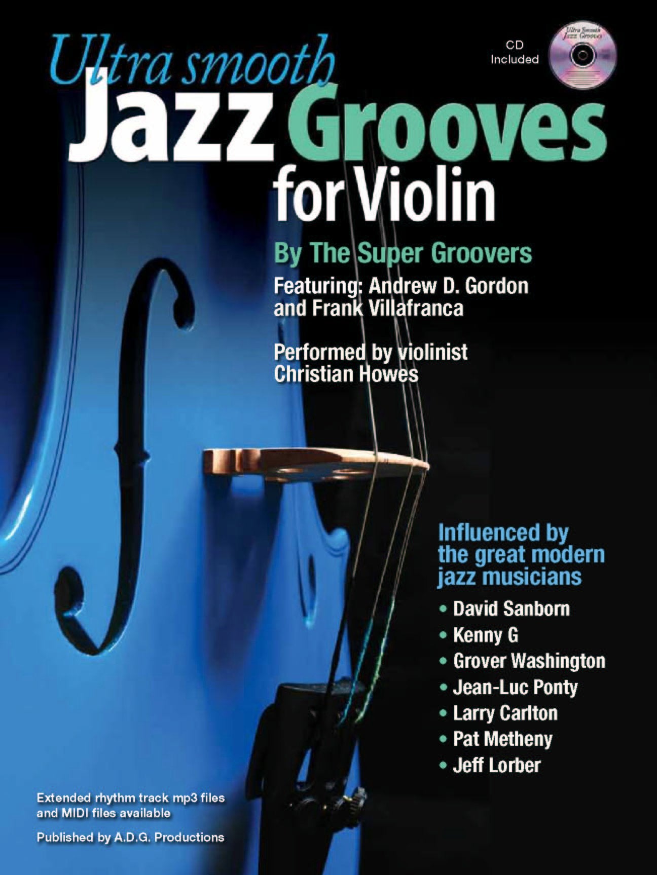 Ultra Smooth Jazz Grooves for Violin Book/CD Books