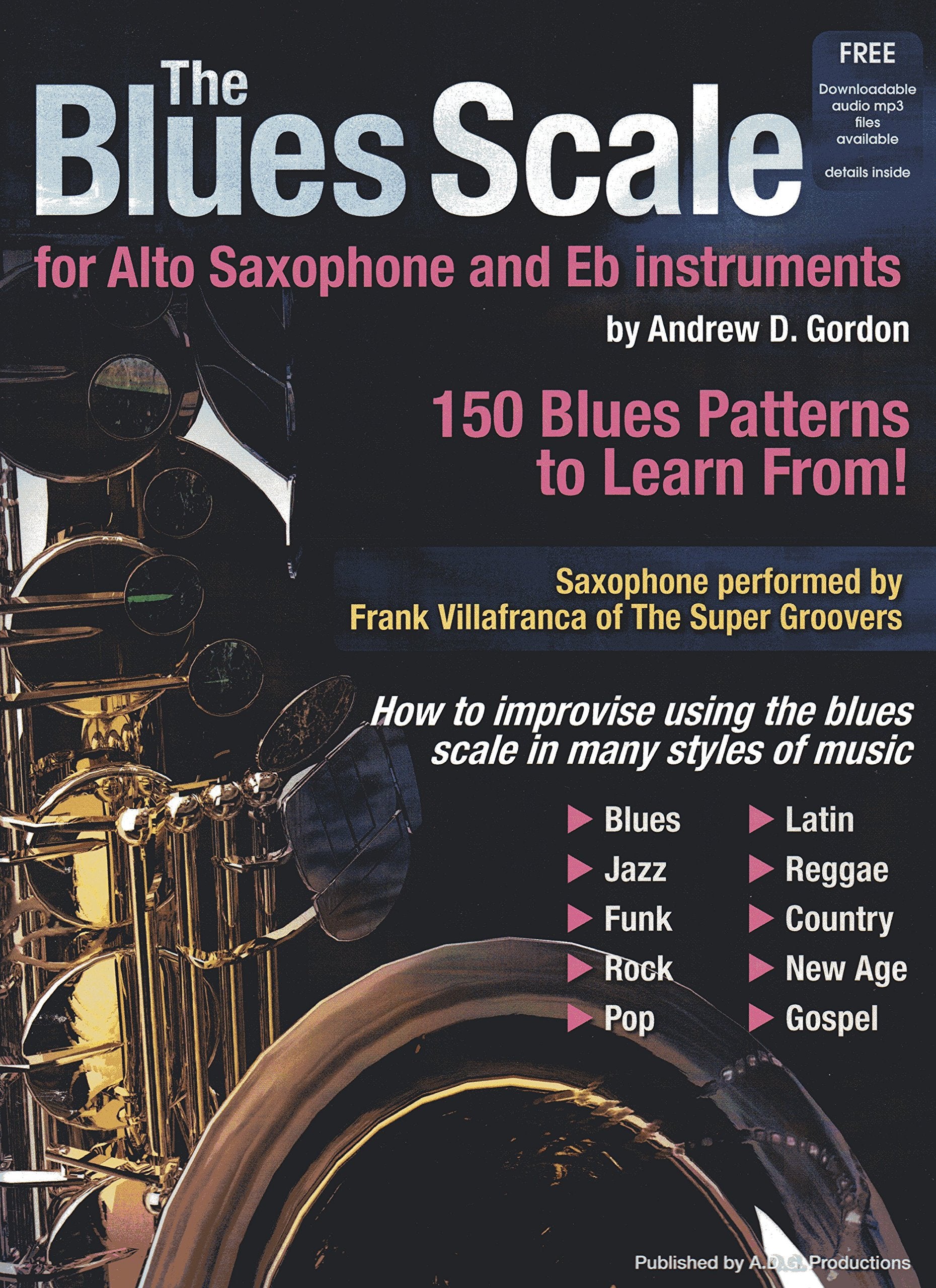 The Blues Scale For Alto Saxophone and Eb Instr.. Enthält Online-Audio Sheet Music
