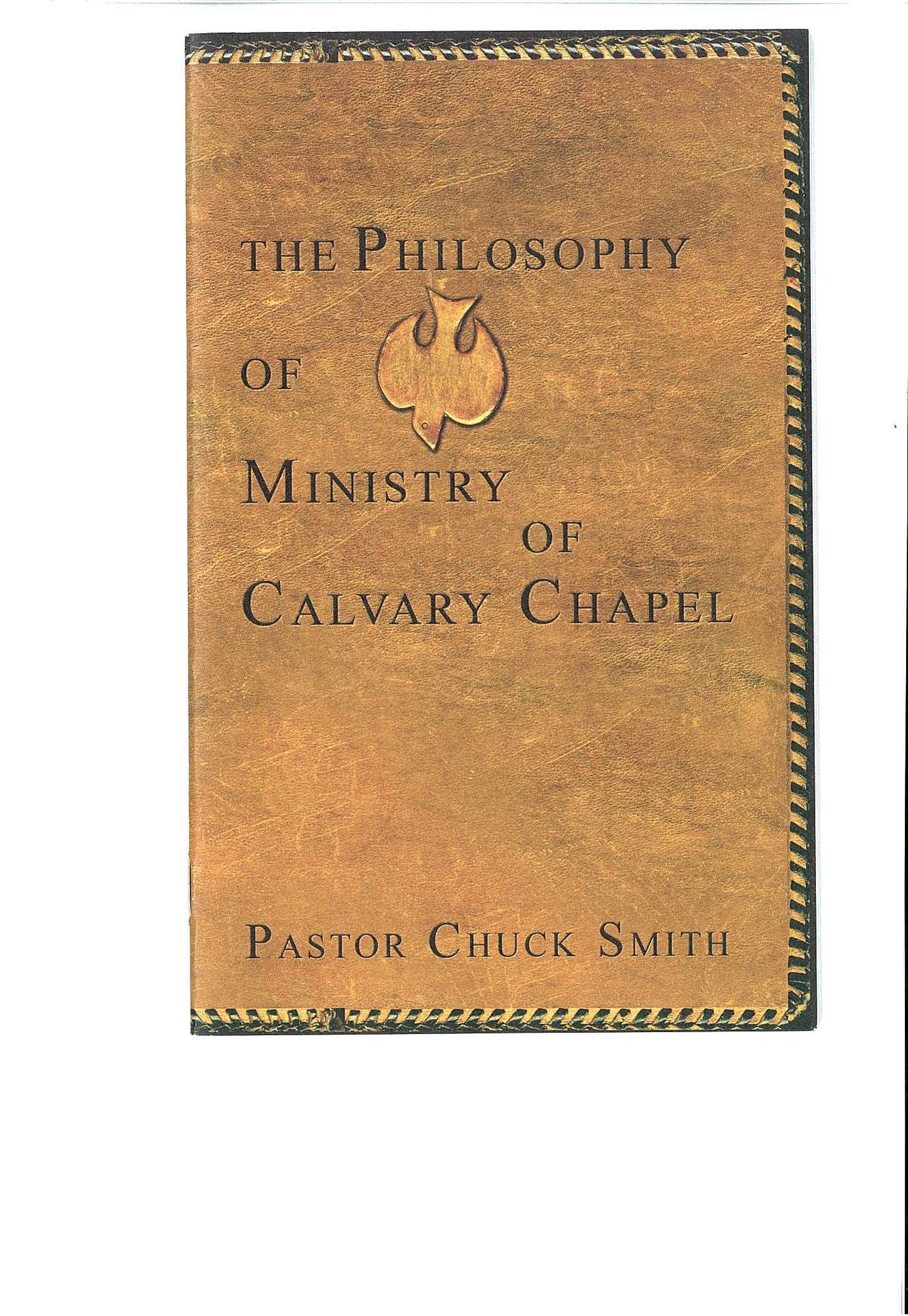 The Philosophy of Ministry of Calvary Chapel Books