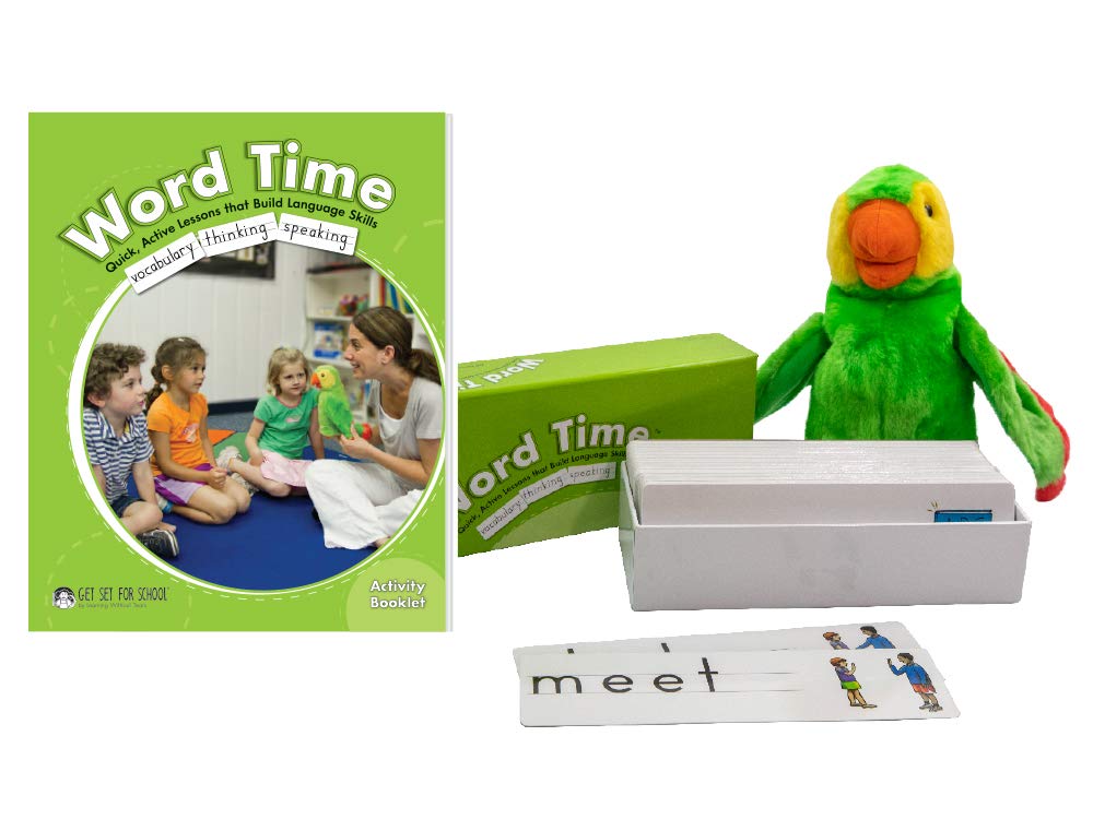 Learning Without Tears Word Time Get Set for School-Pre-K Multisensory Lessons-Oral Language, Vocabulary, Literacy, Language Skills-School or Home Use book