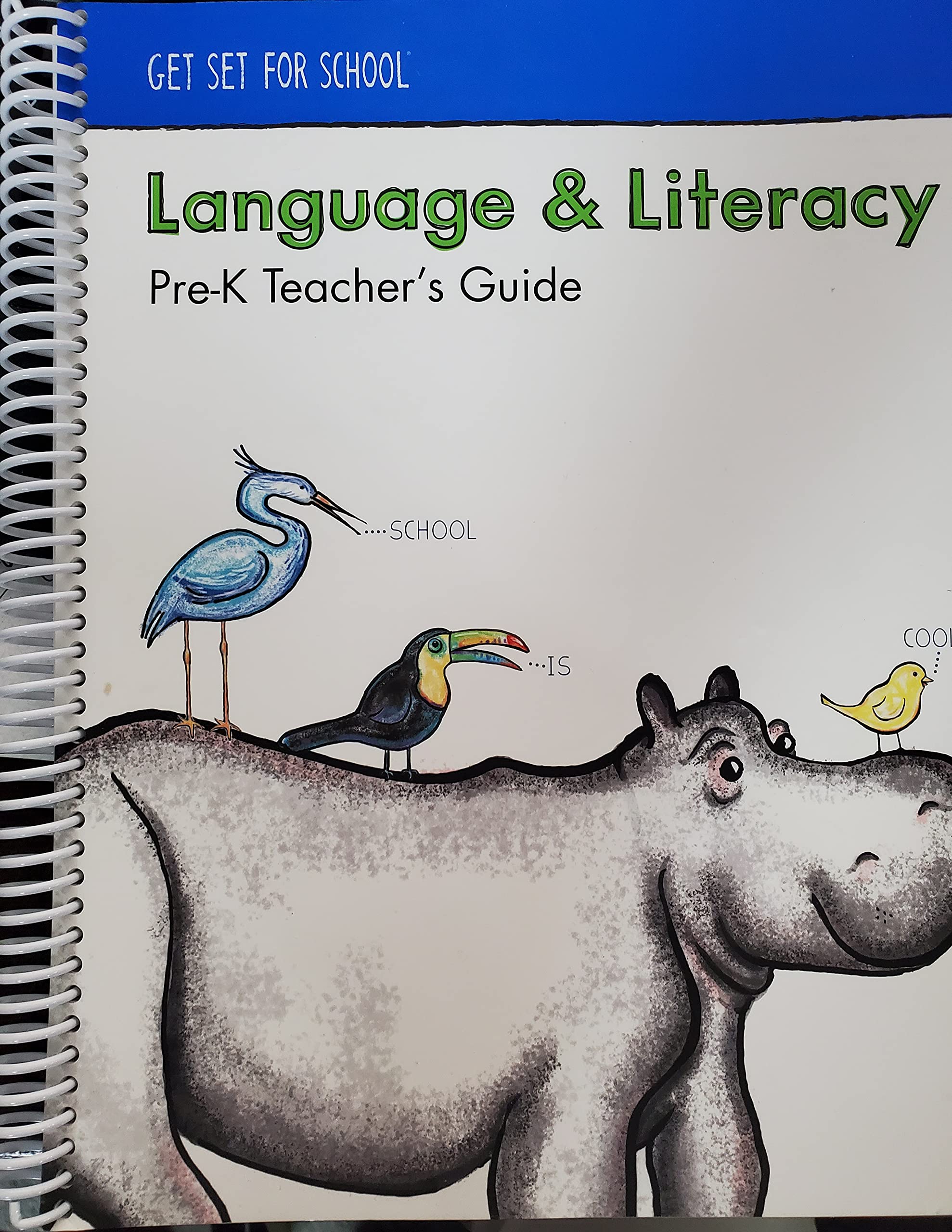 Handwriting Without Tears Get Set for School: Language and Literacy Pre-k Teachers Guide Books