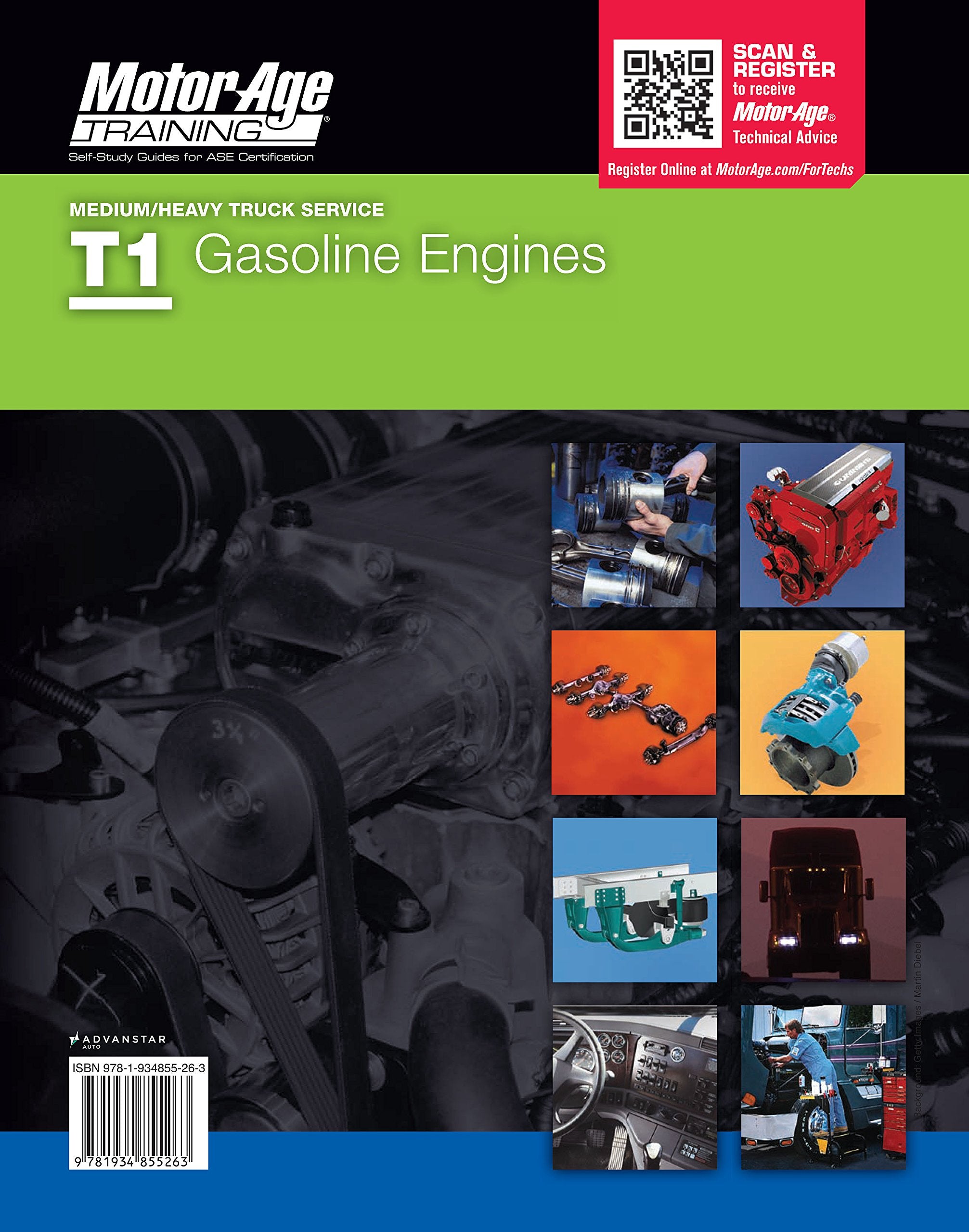 ASE Certification Test Prep: T1 Truck Gasoline Engines (Motor Age Training) Books