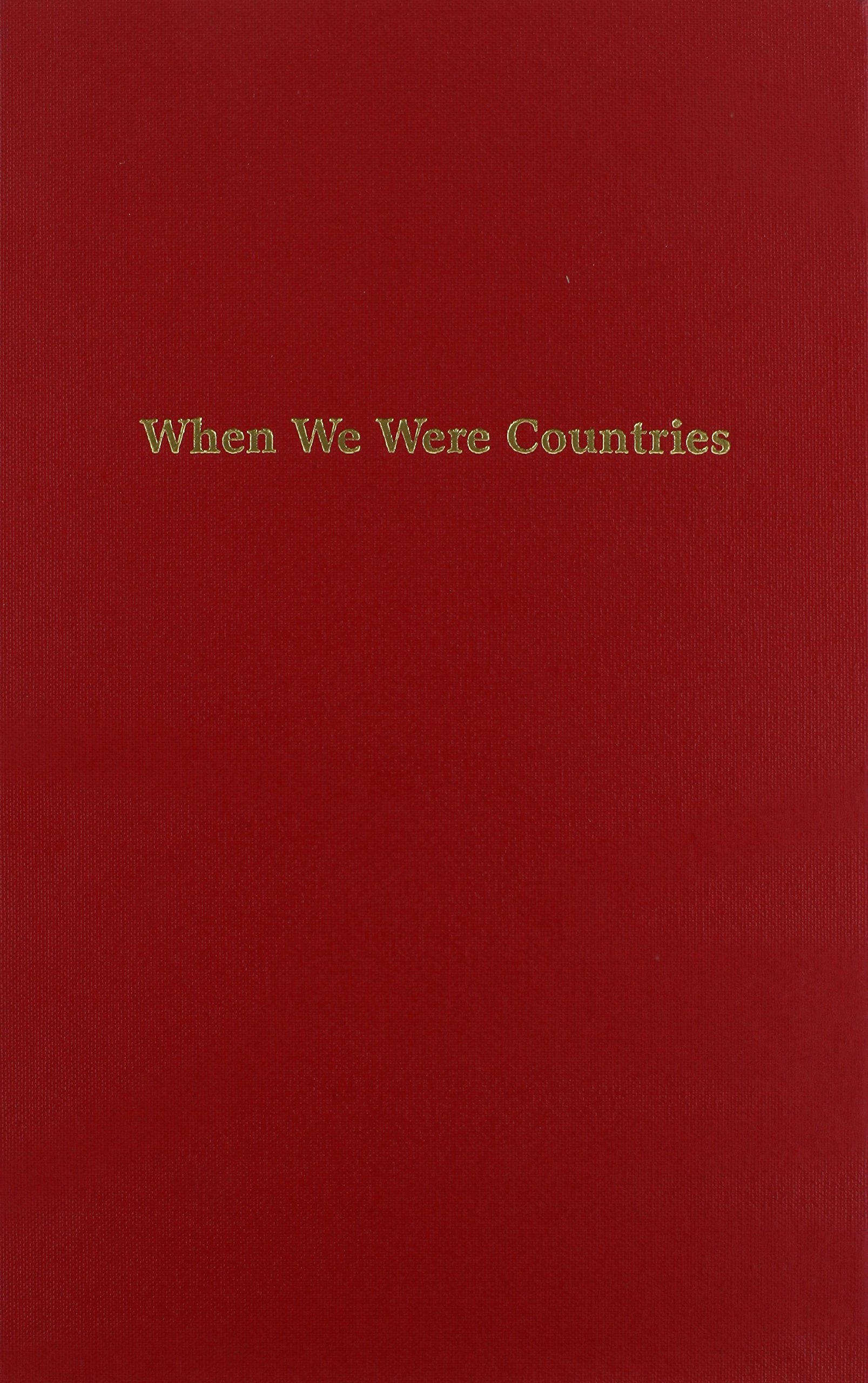 When We Were Countries: Outstanding Poems & Stories By High School Writers Social Sciences