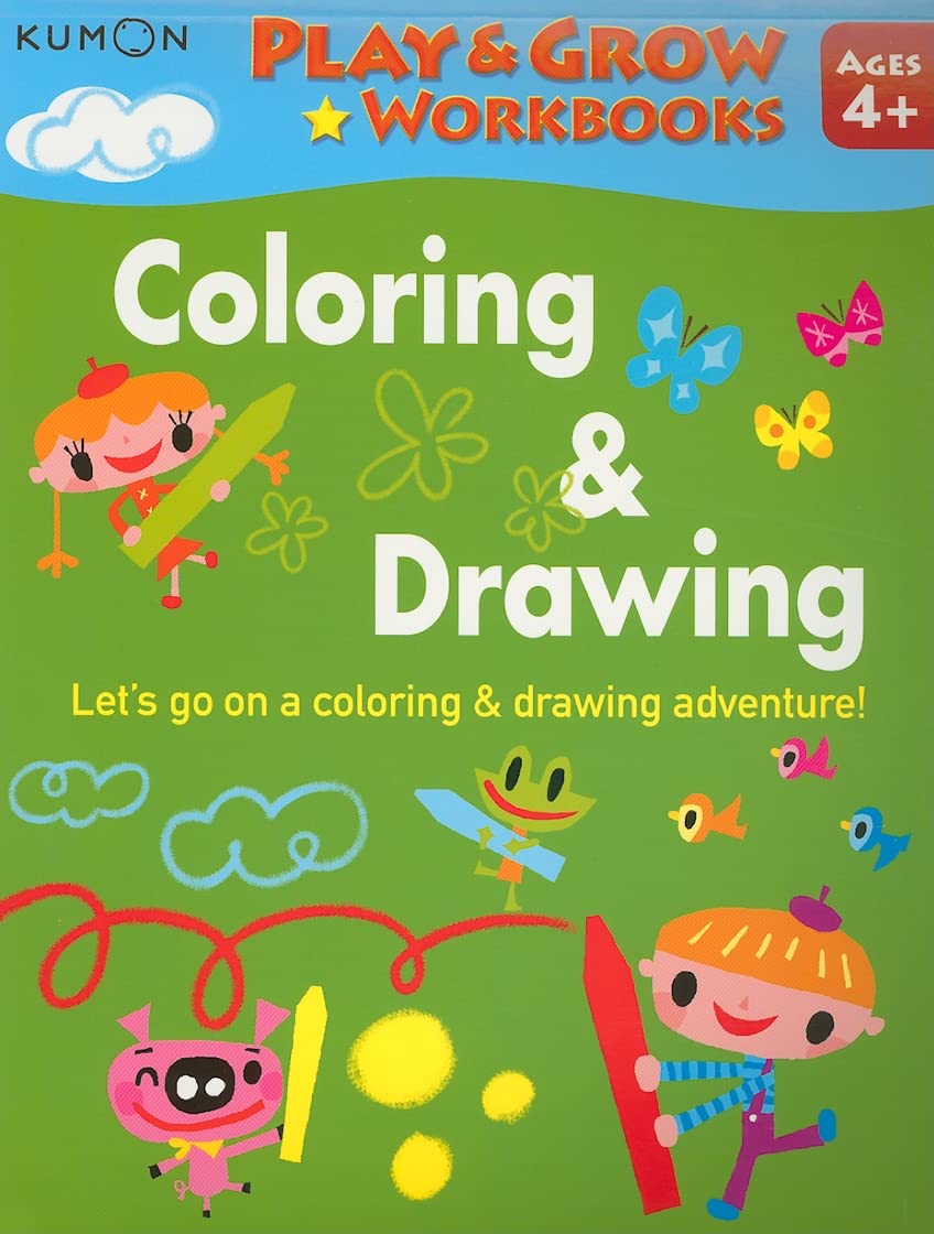 Play And Grow Coloring & Drawing (Play & Grow Workbooks) Non-fiction