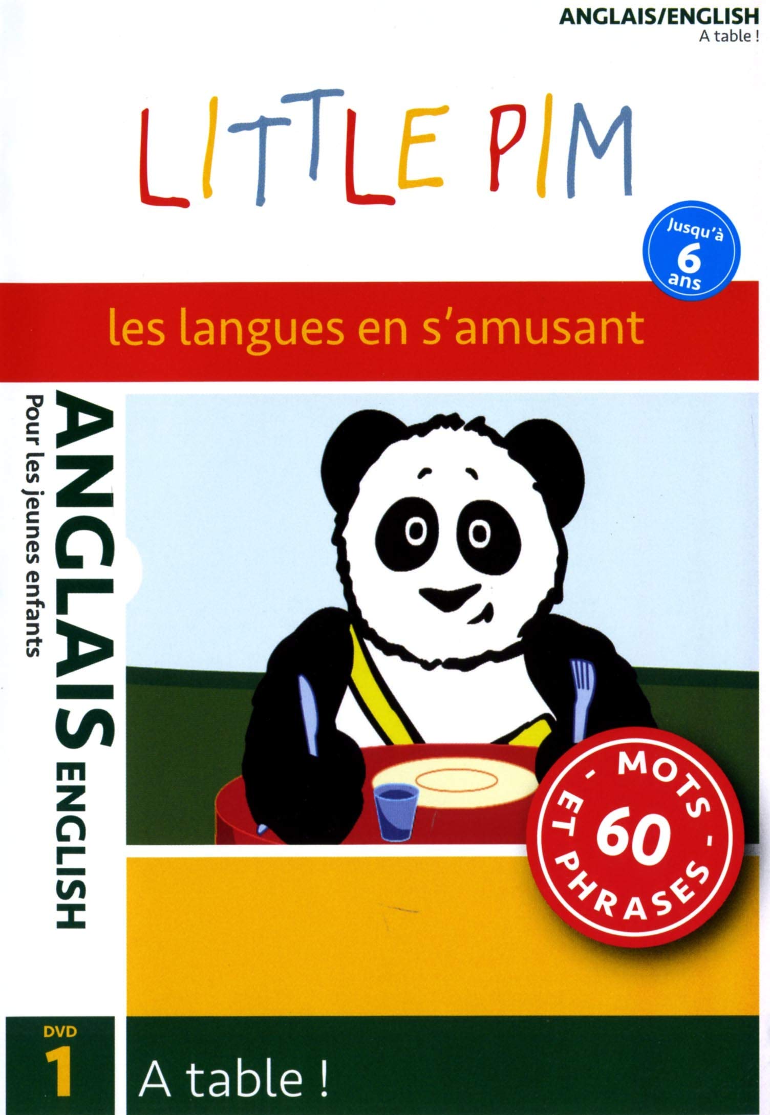Coffret little pim, anglais, vol. 1 : à table Films