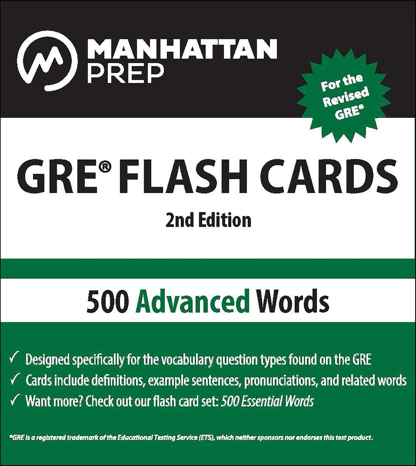 500 Advanced Words: GRE Vocabulary Flash Cards (Manhattan Prep GRE Strategy Guides) Media & Communication