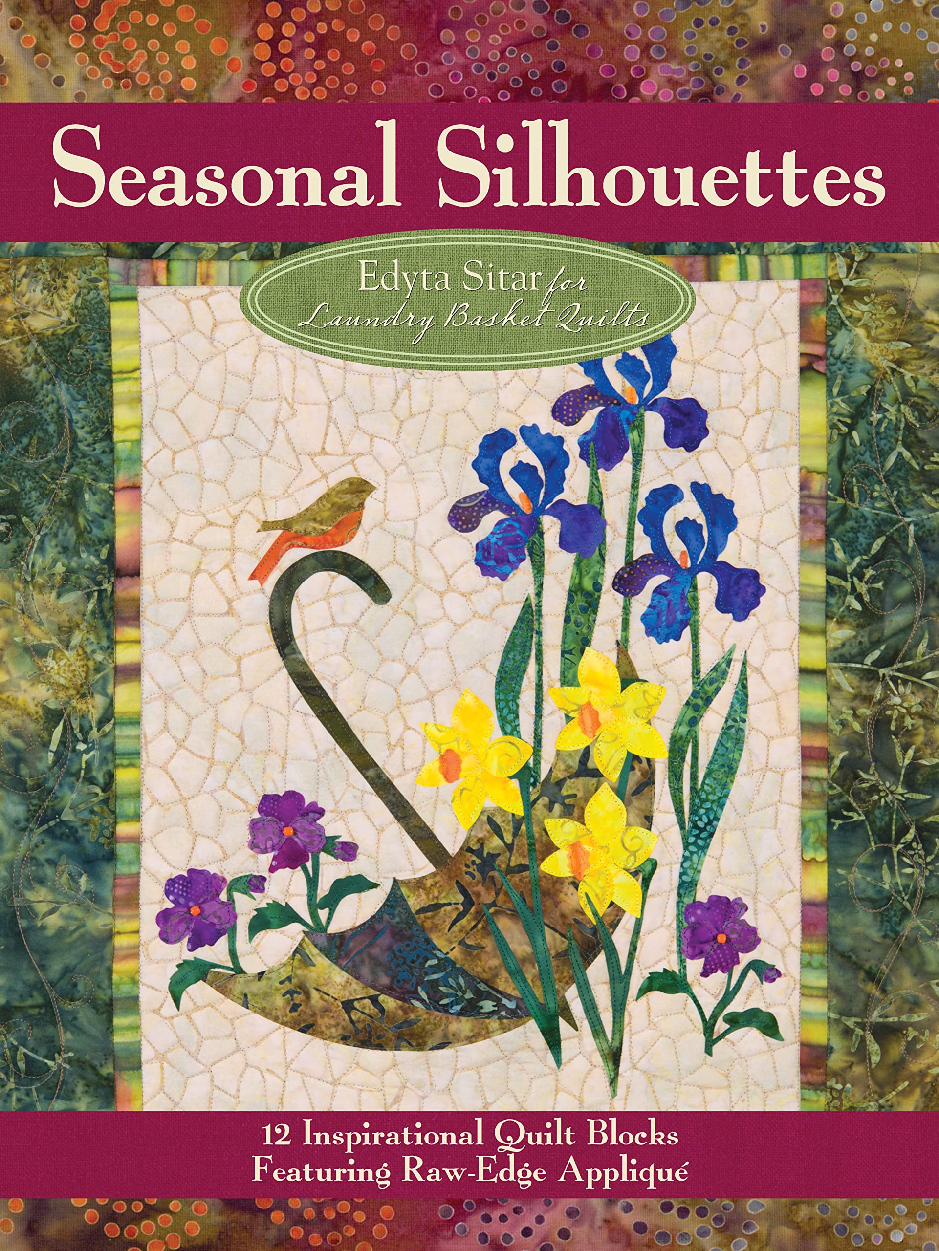 Seasonal Silhouettes: 12 Inspirational Quilt Blocks Featuring Raw Edge Applique book