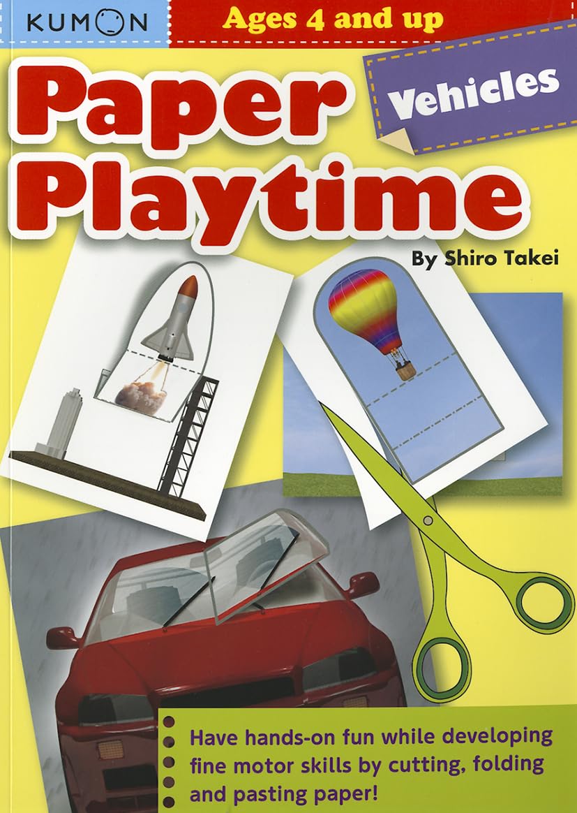 Paper Playtime: Vehicles (Kumon Paper Playtime) book