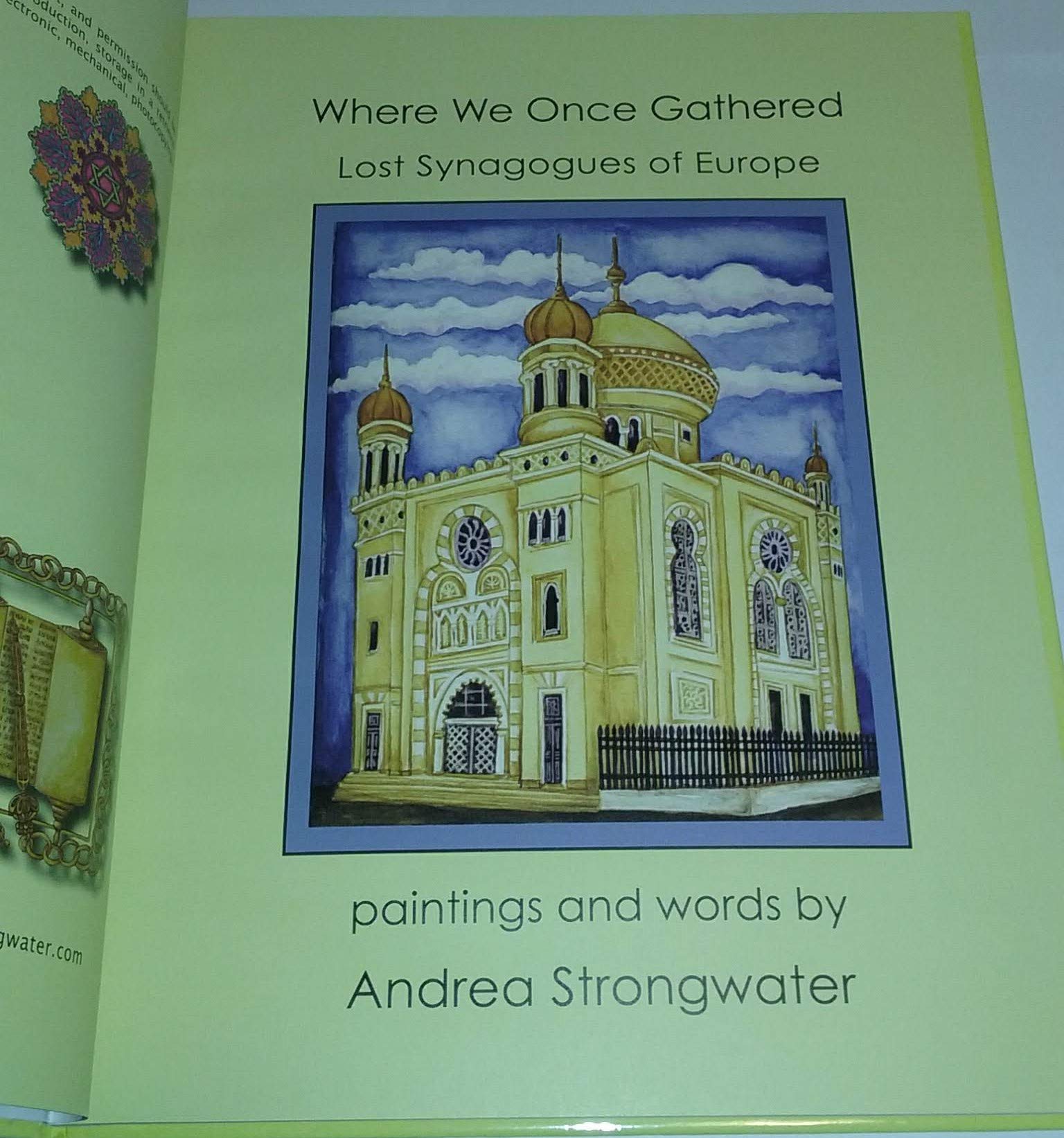 Where We Once Gathered, Lost Synagogues of Europe Film, Art & Culture