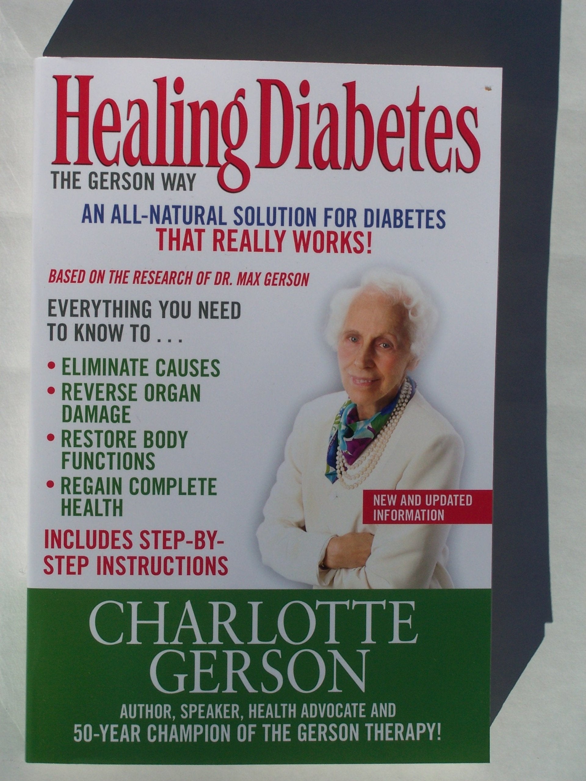 Healing Diabetes The Gerson Way book