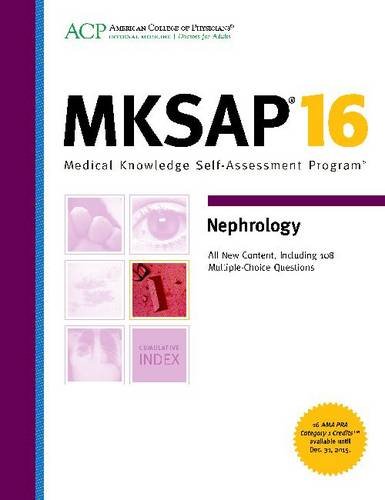 MKSAP 16 Nephrology Medicine
