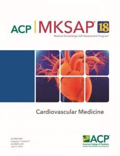 MKSAP® 18 Cardiovascular Medicine book