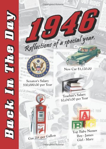 1946 Back In The Day - 24-page Greeting Card / Booklet with Envelope Books