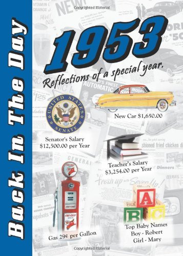 1953 Back In The Day - 24-page Greeting Card / Booklet with Envelope Books