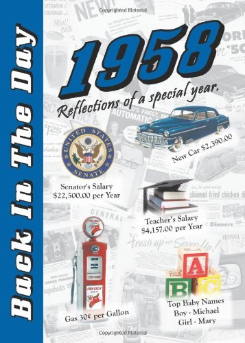 1958 Back In The Day - 24-page Greeting Card / Booklet with Envelope Books