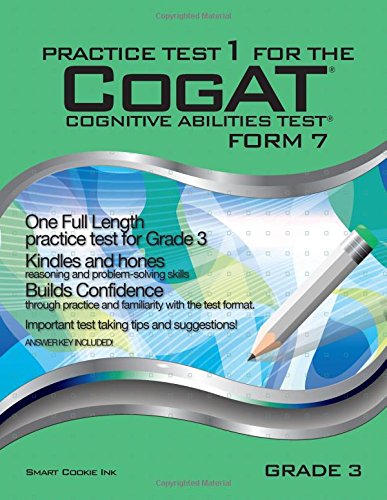 Practice Test 1 for the CogAT - Form 7 - Grade 3 (Level 9): CogAT - GRADE 3 (Practice Test for the CogAT - Form 7 - Grade 3) Education & Training