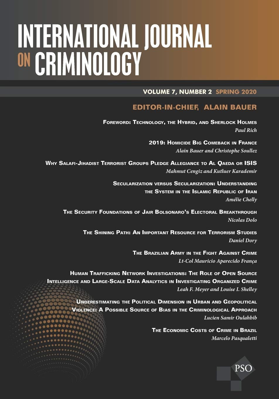 International Journal on Criminology: Volume 7, Number 2, Spring 2020 book