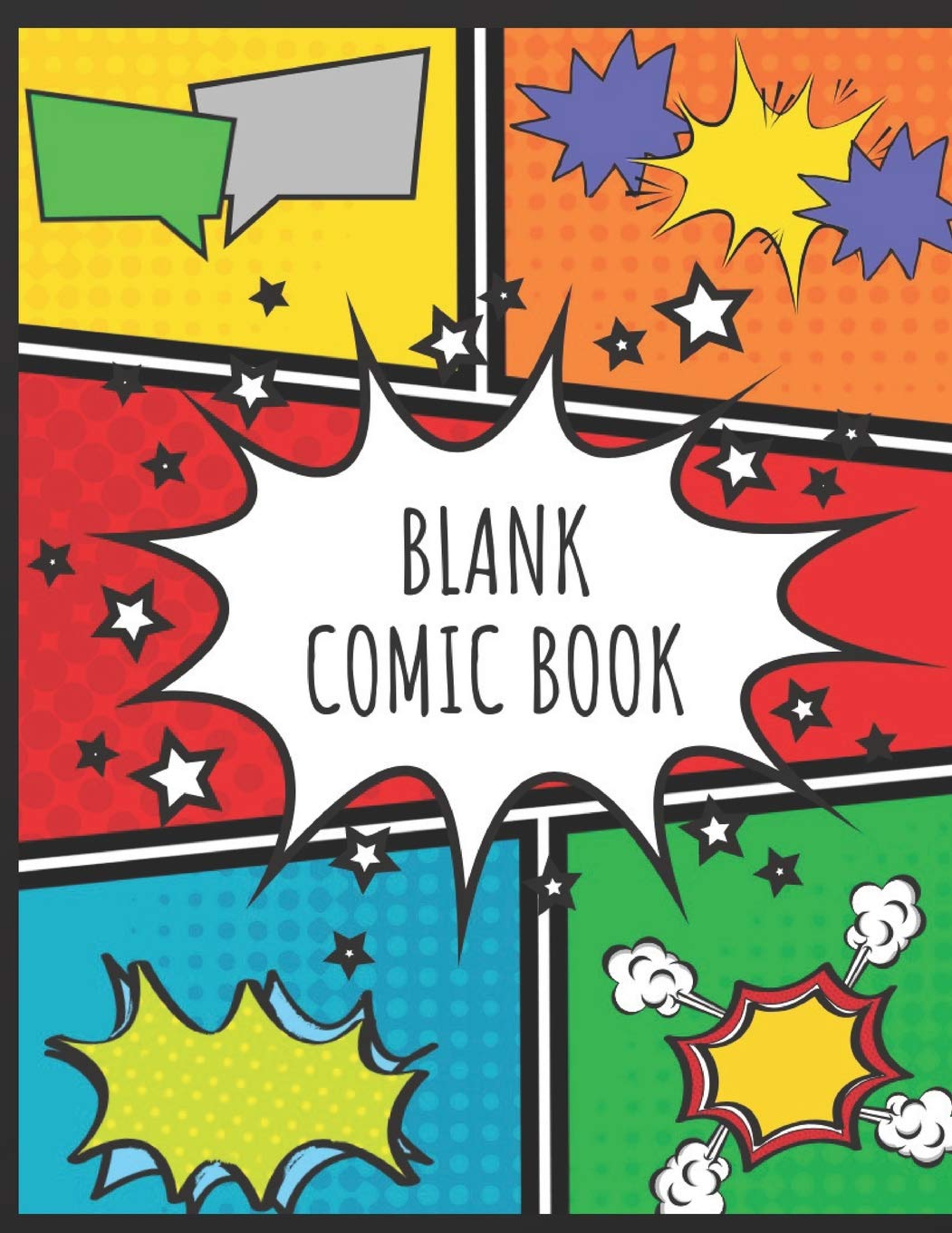 Blank Comic Book (Drawing Paper for Kids) Manga