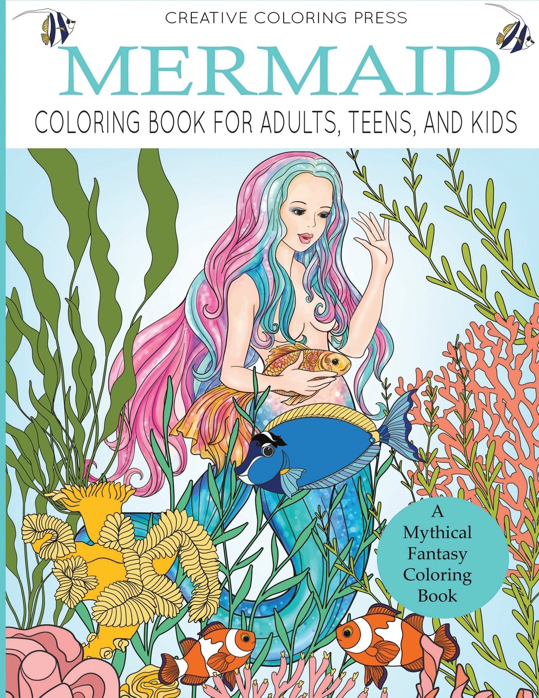 Mermaid Coloring Book for Adults, Teens, and Kids (Adult Coloring Books) Social Sciences