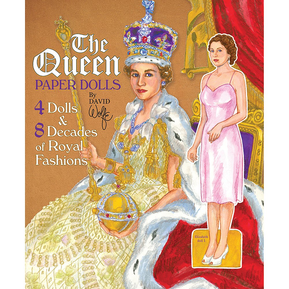 Queen Elizabeth II Paper Dolls: 4 Dolls & 8 Decades of Royal Fashions Children's books