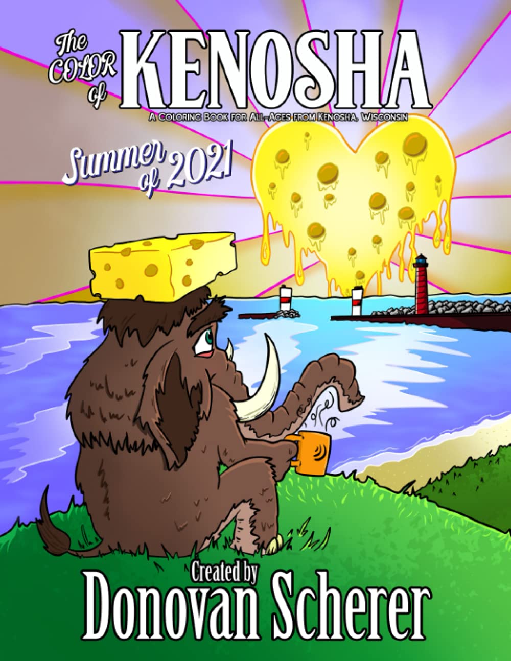 The Color of Kenosha - Summer of 2021: A Coloring Book for All-Ages from Kenosha, Wisconsin Hobbies & Crafts