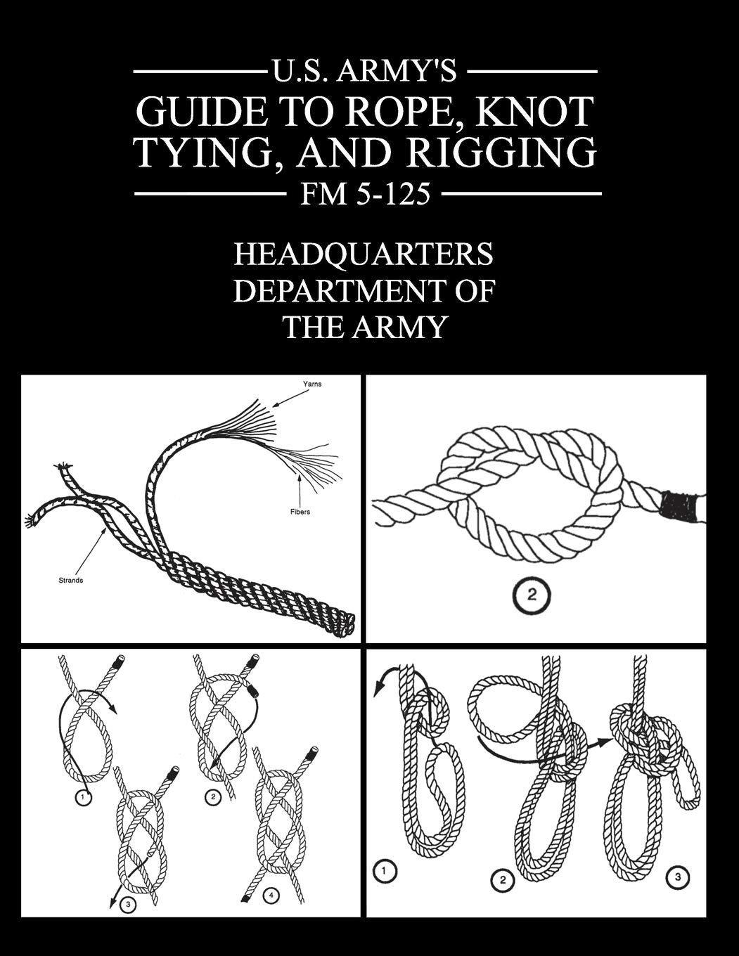 U.S. Army's Guide to Rope, Knot Tying, and Rigging: FM 5-125 Reference Books